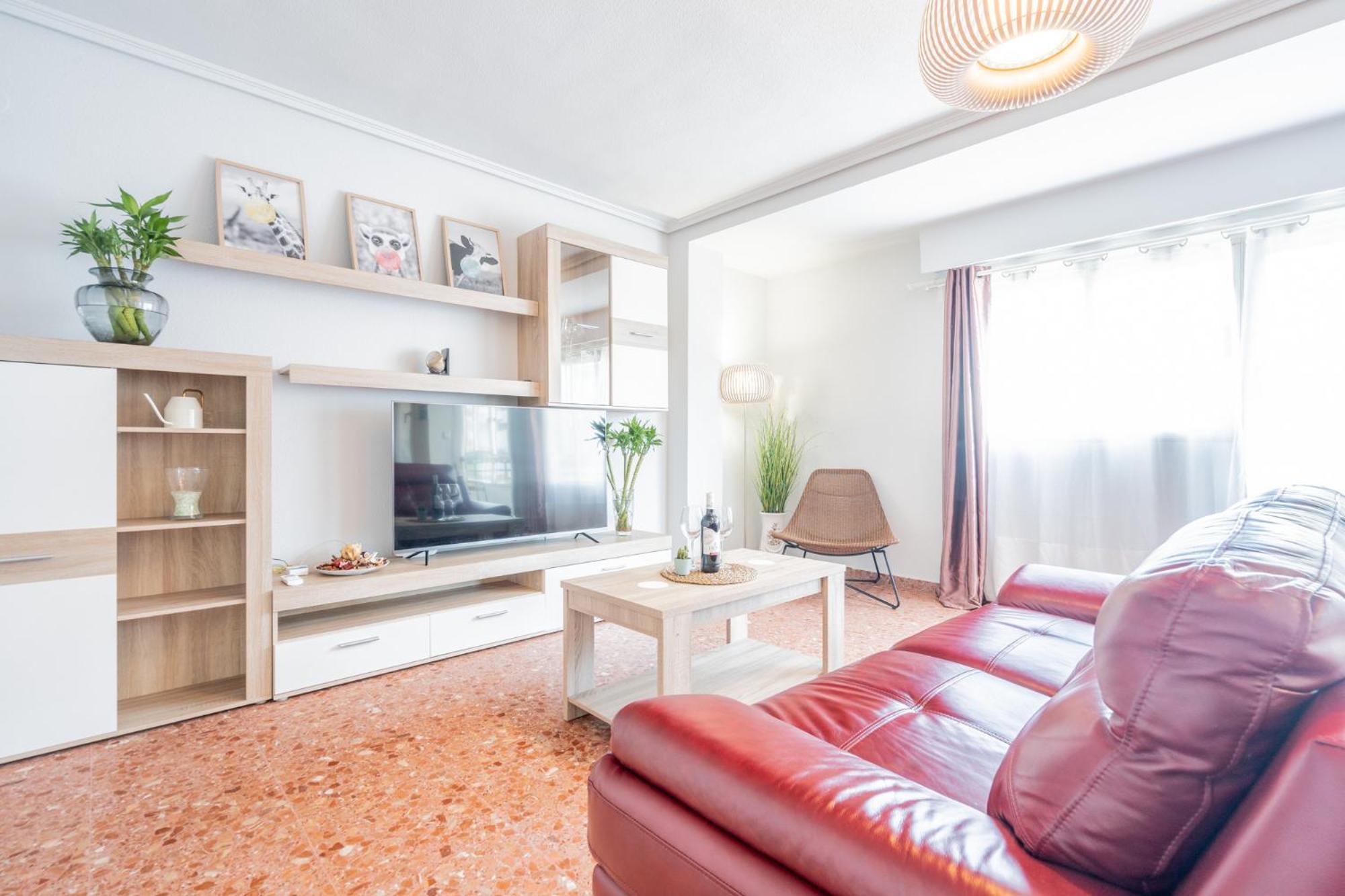 Apartamento Familiar En Avenida Del Puerto Valencia Buitenkant foto