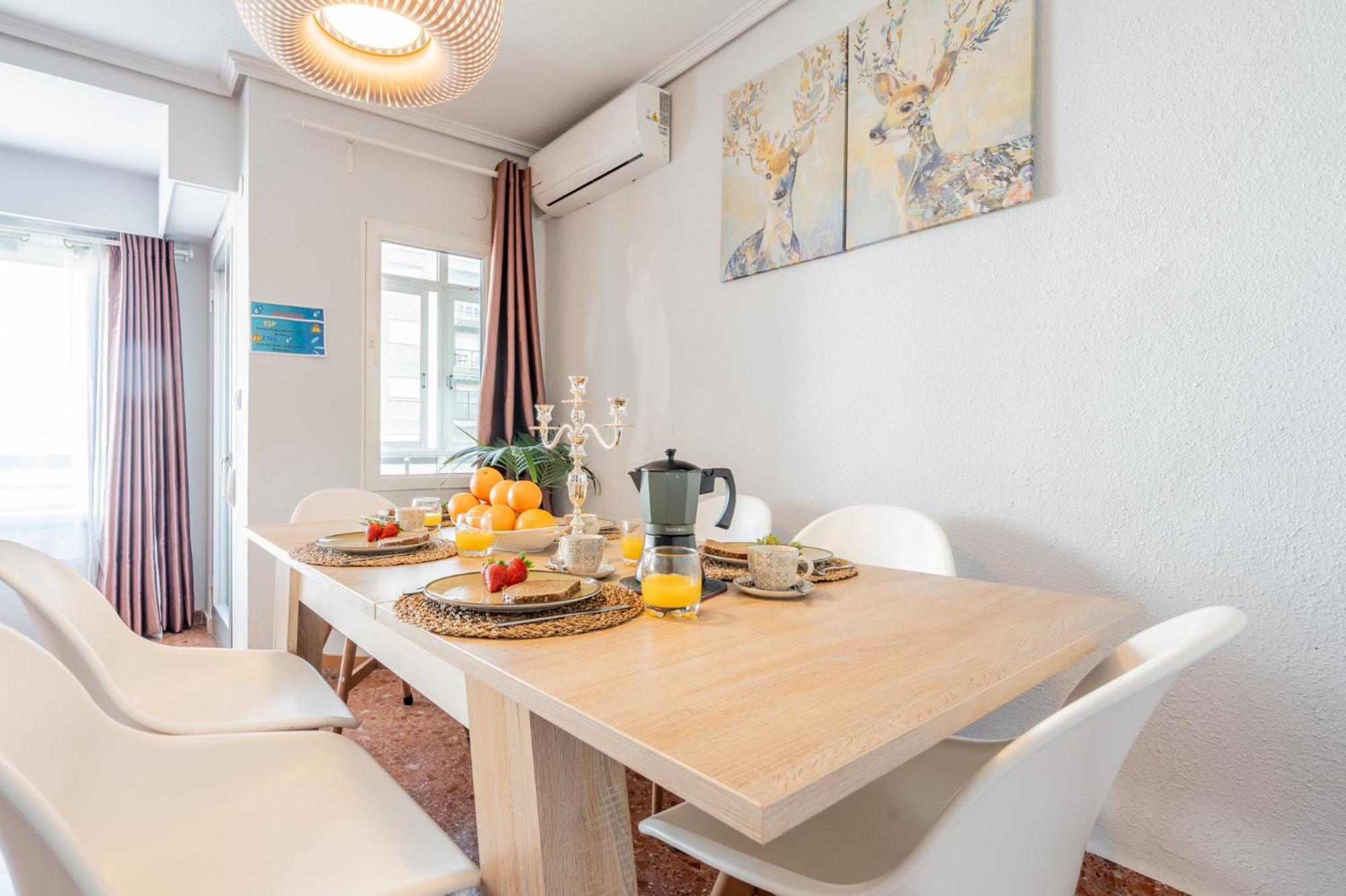 Apartamento Familiar En Avenida Del Puerto Valencia Buitenkant foto