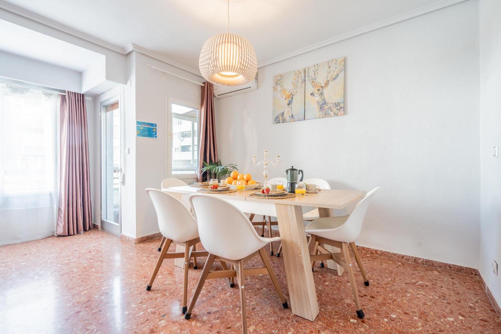 Apartamento Familiar En Avenida Del Puerto Valencia Buitenkant foto