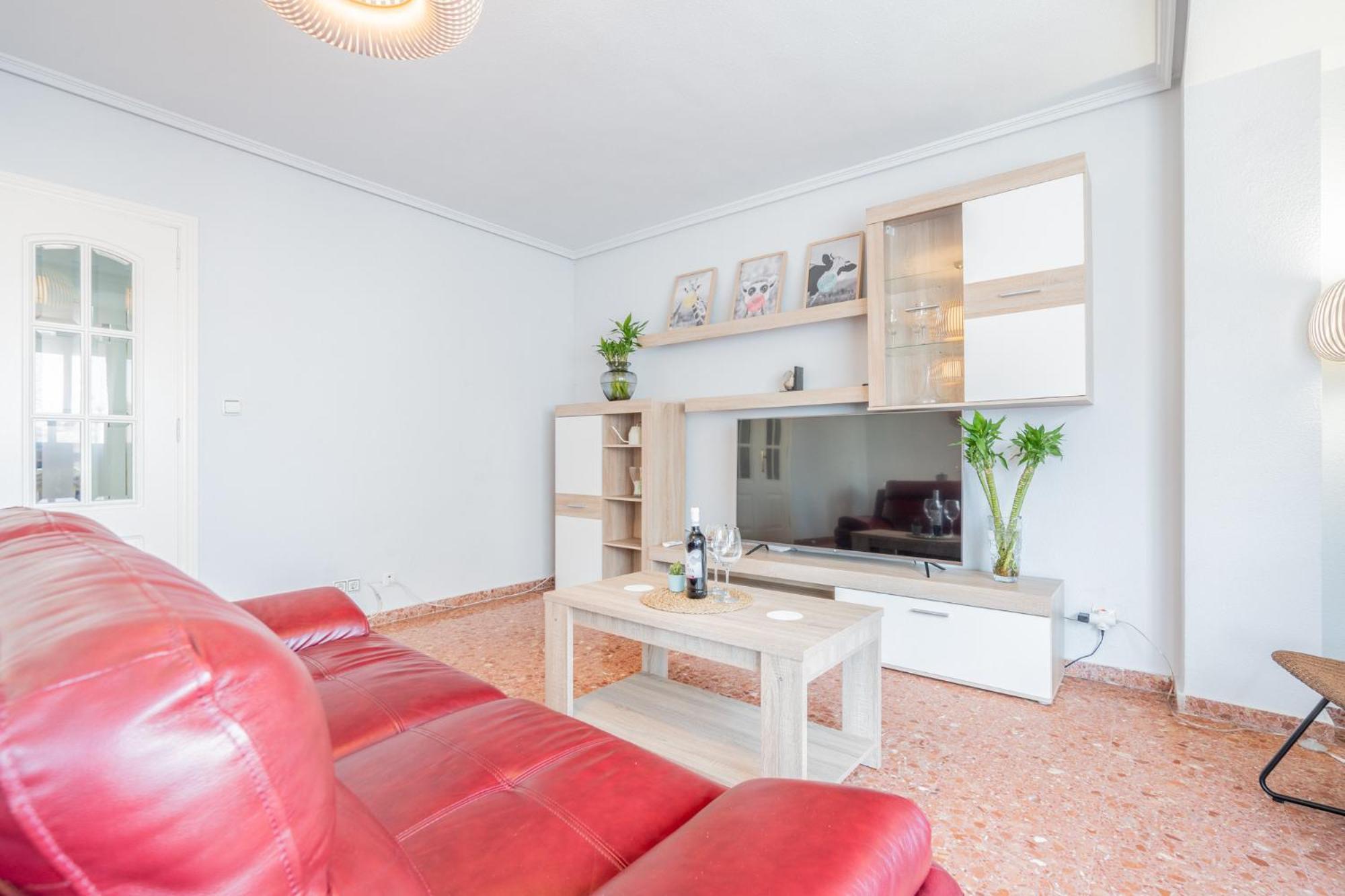 Apartamento Familiar En Avenida Del Puerto Valencia Buitenkant foto